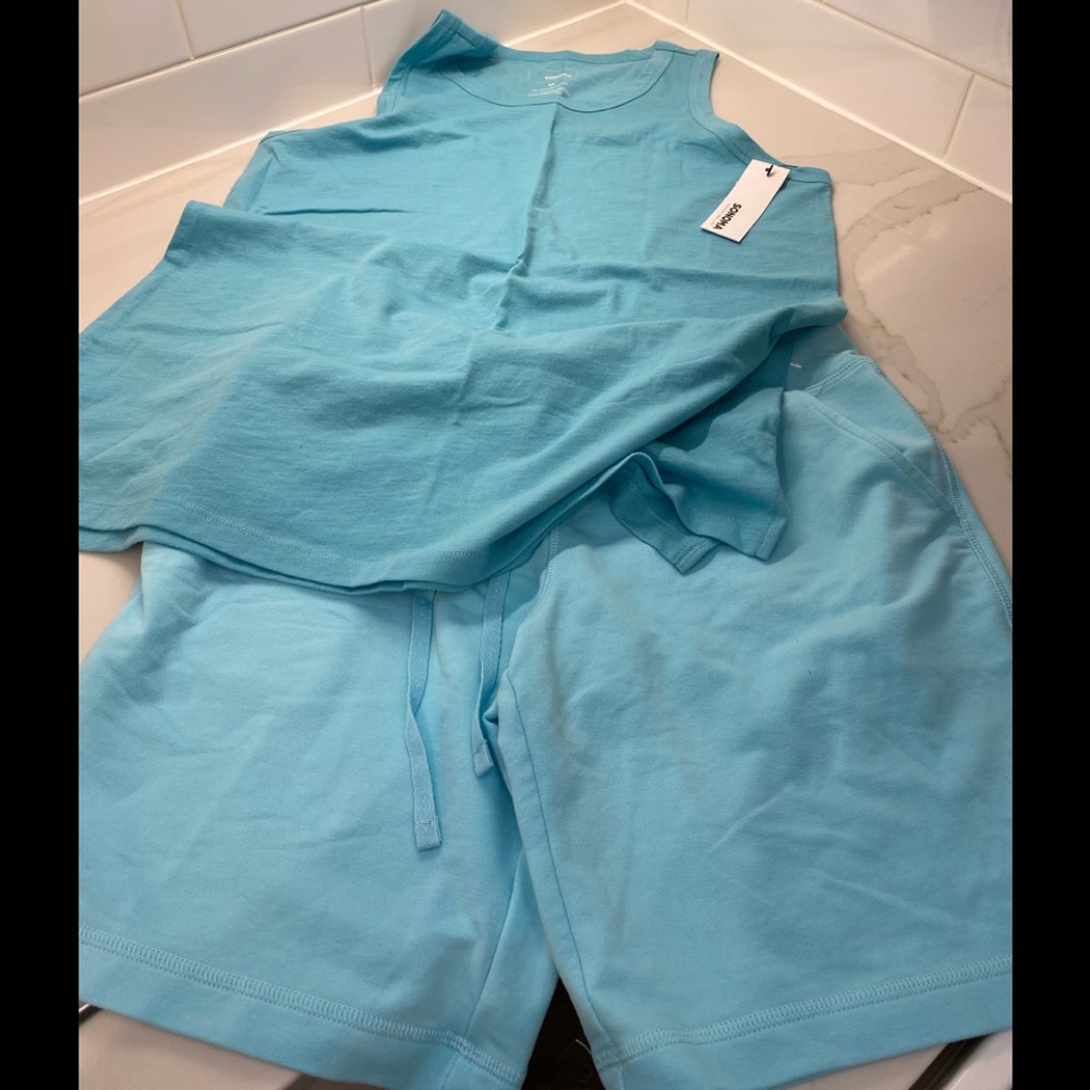 DANSKIN/SONOMA SHORT & TANK MEDIUM SET NEW - Picture 10 of 11